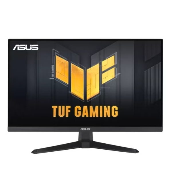 ASUS TUF Gaming VG249QE5A 23.8" Full HD (1920×1080) IPS Monitor, 146Hz OC Refresh Rate, 1ms MPRT, ELMB Sync, Adaptive-Sync, 125% sRGB, Shadow Boost, DisplayWidget, GamePlus, Low Blue Light, HDMI/DP, VESA Mount, Built-in Speakers – Tilt Adjustable, Eye Care Technology, Black | 90LM0BH0-B01171 black