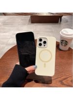 Drop-resistant, reinforced plastic back cover compatible with iPhone 14 Pro Max - Yellow