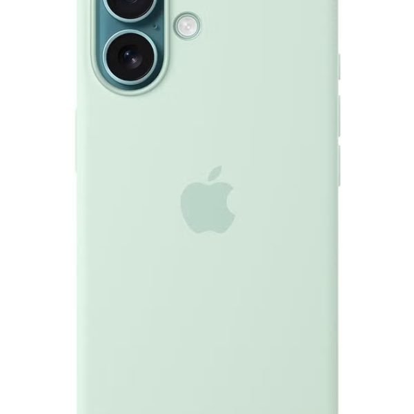 Apple iPhone 16 Silicone Case with MagSafe​​​​​ Aquamarine B0DZ768P48