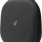 soundcore by Anker,  T00Z2011, Headphones Case, Compatible with All soundcore Over-Ear Headphones, Anti-Scratch, Water and Dust Resistant, Impact-Resistant, Pocket for Cables, Detachable Tray, Sturdy Strap - Black
