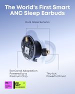 soundcore Sleep A30 by Anker Sleep Earbuds, Smart Active Noise Cancelling Sleep Headphones, Adaptive Snore-Masking System, Ultra-Comfort for Side Sleepers, 45H Playtime - Image 3