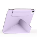 magnetic Case for iPad Pro 11 Case 2022/ 2021 /air4/air5 10.9 "/ ipad air6/air7 11" with Pencil Holder Premium Protective Case Cover with Soft TPU Back and Auto Sleep/Wake Feature for iPad Pro 11 comaptiple with (A2228 / A2231 / A2068 / A2230) , Purple - Image 5