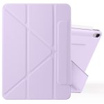 magnatic Case Compatible with iPad Air 13 inch (2024) M2, [Built-in Pencil Holder] Shockproof Cover, Auto Wake/Sleep, (purple)