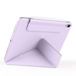 magnatic Case Compatible with iPad Air 13 inch (2024) M2, [Built-in Pencil Holder] Shockproof Cover, Auto Wake/Sleep, (purple) - Image 5