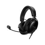 HYPERX Cloud III Wired Gaming Headset, For PC / PS5 / Xbox Series, Angled 53mm Drivers, Noise Cancelling, With LED Mic Mute Indicator, 10Hz-21kHz Frequency Response, Black | 727A8AA