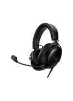 HYPERX Cloud III Wired Gaming Headset, For PC / PS5 / Xbox Series, Angled 53mm Drivers, Noise Cancelling, With LED Mic Mute Indicator, 10Hz-21kHz Frequency Response, Black | 727A8AA
