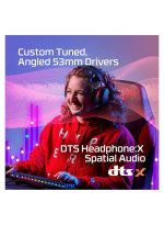 HYPERX Cloud III Wired Gaming Headset, For PC / PS5 / Xbox Series, Angled 53mm Drivers, Noise Cancelling, With LED Mic Mute Indicator, 10Hz-21kHz Frequency Response, Black | 727A8AA - Image 4