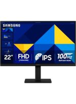 Samsung 22 inch S3 S30GD Essential Monitor, IPS Display, FHD Resolution, 100Hz Refresh Rate, 5ms (GtG) Response Time, Flicker-Free Technology, 16.7m Color Support | LS22D300GAMXUE Black