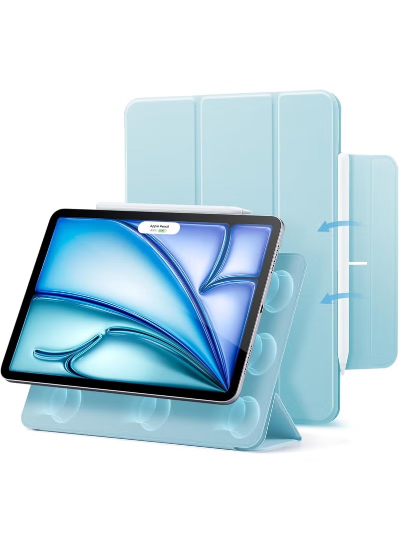 imgi_146_0eaada5c-0b7f-43e3-90d8-c4177b02dfd4 magnetic Case for iPad 10th/11th Generation Case 2022 Magnetic iPad 10 Case, Practical Magnetic Attachment, Two Way Trifold Stand, Lightweight Protection, Auto Sleep/Wake, Sky blue - Image 1