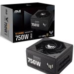 ASUS TUF Gaming 750W Gold (750 Watt, Fully Modular Power Supply, 80+ Gold Certified, ATX 3.1 Compatible,Intel Form Factor ATX12V, Military-grade Components, Dual Ball Bearing, Axial-tech Fan, PCB Coating)