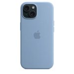 Apple iPhone 15 Plus Silicone Case with MagSafe - Winter Blue