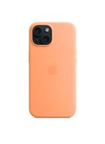 Apple iPhone 15 Plus Silicone Case with MagSafe - Orange Sorbet - Image 2