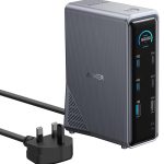 Anker Anker Prime Charging Docking Station, 14-Port with 160W Max Output and Built-In GaN AC-DC Power, 10Gbps Data Transfers, Real-Time Smart Interface, Dual 4K Displays for MacBook, Dell, Phones, and More