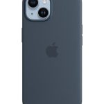 Apple iPhone 14 Silicone Case with MagSafe Storm Blue Storm Blue