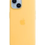 Apple iPhone 14 Silicone Case with MagSafe Sunglow