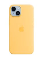Apple iPhone 14 Silicone Case with MagSafe Sunglow
