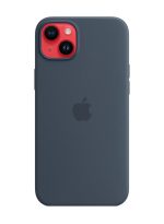 Apple iPhone 14 Plus Silicone Case with MagSafe Storm Blue - Image 2