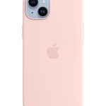Apple  iPhone 14 Plus Silicone Case with MagSafe - Chalk Pink