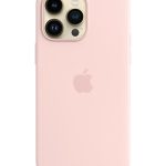 Apple  iPhone 14 Pro Max Silicone Case with MagSafe Chalk Pink
