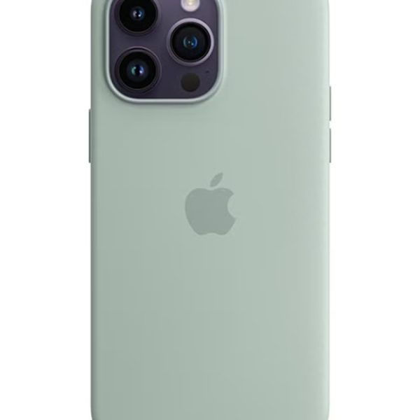 Apple iPhone 14 Pro Max Silicone Case with MagSafe Succulent