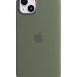 Apple  iPhone 14 Plus Silicone Case With MagSafe Olive