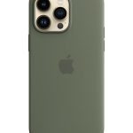 Apple iPhone 14 Pro Max Silicone Case With MagSafe Olive