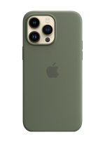 Apple iPhone 14 Pro Max Silicone Case With MagSafe Olive