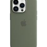 Apple  iPhone 14 Pro Silicone Case With MagSafe Olive