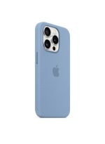 Apple iPhone 15 Pro Silicone Case with MagSafe - Winter Blue - Image 2