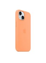 Apple iPhone 15 Plus Silicone Case with MagSafe - Orange Sorbet - Image 3