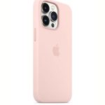 Apple iPhone 13 Pro Silicone Case with MagSafe Chalk Pink