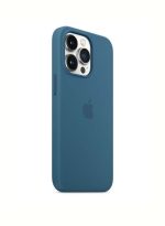 Apple iPhone 13 Pro Silicone Case with MagSafe Blue Jay - Image 2
