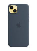 Apple iPhone 14 Plus Silicone Case with MagSafe Storm Blue - Image 3