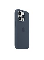 Apple iPhone 14 Pro Silicone Case with MagSafe Storm Blue - Image 3