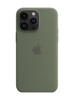 Apple iPhone 14 Pro Max Silicone Case With MagSafe Olive - Image 3
