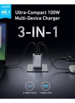 Anker Prime Charger, 100W 3-Port GaN USB C Charger Block, Foldable and Compact for MacBook, iPad, iPhone 17/iPhone Series, Galaxy S24/S23, and More - Image 3