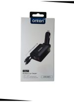 Onten  OTN-CW72 4-in-1 Retractable Car Charger - Output power 92W Lightning and USB-C cables, plus USB-A and USB-C ports - Image 4