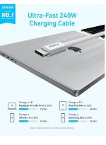 Anker A8060 Zolo USB C to USB C 240W Braided Fast Charging Cable - - Image 3
