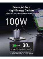 Anker Prime Charger, 100W 3-Port GaN USB C Charger Block, Foldable and Compact for MacBook, iPad, iPhone 17/iPhone Series, Galaxy S24/S23, and More - Image 4