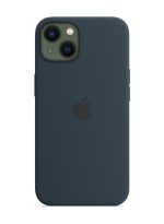 Apple iPhone 13 Silicone Case with MagSafe Abyss Blue - Image 3