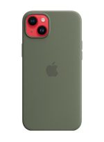 Apple  iPhone 14 Plus Silicone Case With MagSafe Olive - Image 4
