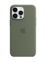 Apple iPhone 14 Pro Max Silicone Case With MagSafe Olive - Image 4