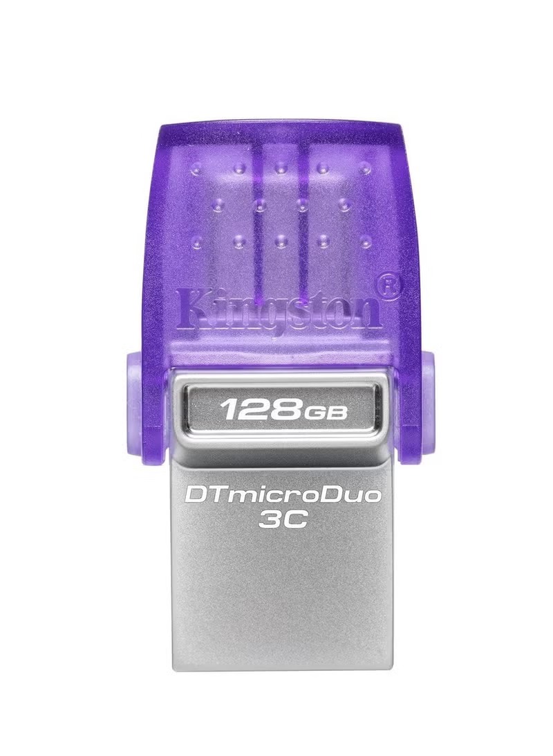imgi_149_05d4bac5-56cd-456b-8a9e-183ee2418771 Kingston DataTraveler MicroDuo 3C 128GB USB-A/USB-C 200MB/s Flash Drive DataTraveler MicroDuo 128 GB - Image 2
