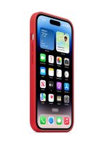 Apple iPhone 14 Pro Silicone Case with MagSafe (PRODUCT)RED - Image 5