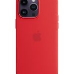 Apple  iPhone 14 Pro Max Silicone Case with MagSafe (PRODUCT)RED