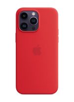 Apple  iPhone 14 Pro Max Silicone Case with MagSafe (PRODUCT)RED