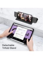 magnetic Case for iPad Pro 11 Case 2022/ 2021 /air4/air5 10.9 "/ ipad air6/air7 11" with Pencil Holder Premium Protective Case Cover with Soft TPU Back and Auto Sleep/Wake Feature for iPad Pro 11 comaptiple with (A2228 / A2231 / A2068 / A2230) , Black - Image 5