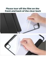 Case for iPad Air 13 Inch magnatic Case 2024, TPU Flexible Back Cover with Pencil Holder for iPad Air 13 M2, Support Pencil Pro Charging, Auto Wake/Sleep, Black - Image 2