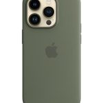 Apple  iPhone 14 Pro Silicone Case With MagSafe Olive