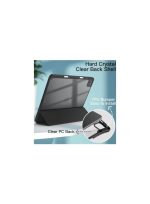 Case for iPad iPad Air 13 Inch Case M2 2024/iPad Pro 12.9 6th/5th/4th Generation 2022/2021/2020 with Pencil Holder, Clear Transparent Back Shell Slim Stand Shockproof Tablet Cover, Auto Wake/Sleep (Black) - Image 7